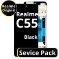 LCD Realme C55 - 4130438 Black  Service Pack