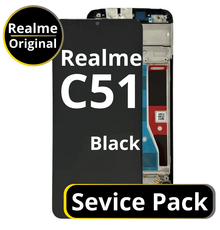 LCD Realme C51 - 621029000053 Black  Service Pack