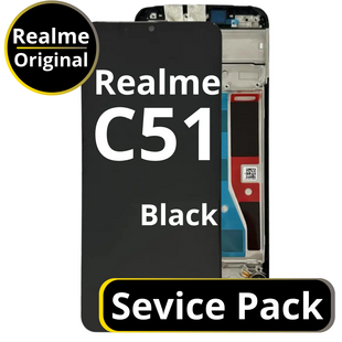 LCD Realme C51 - 621029000053 Black  Service Pack