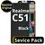 LCD Realme C51 - 621029000053 Black  Service Pack