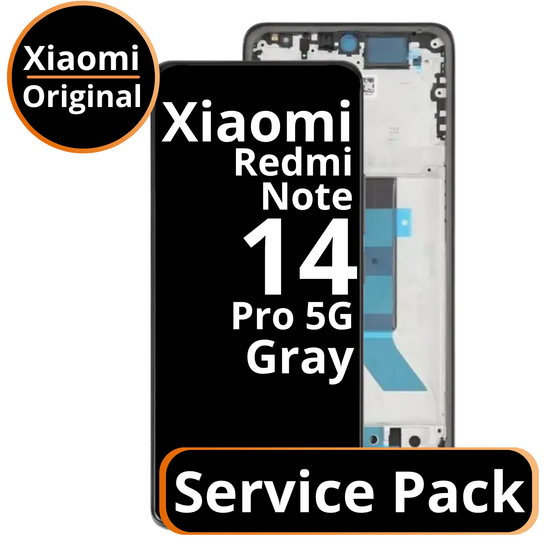 LCD Xiaomi Redmi Note 14 Pro 5G - 56002300O1600 / 5600230001600 Black  Service Pack