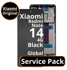 LCD Xiaomi Redmi Note 14 4G - 560001000O700 / 5600009000O7E00 Black Global  Service Pack