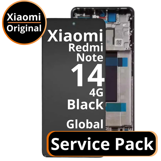 LCD Xiaomi Redmi Note 14 4G - 560001000O700 / 5600009000O7E00 Black Global  Service Pack