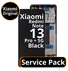 LCD Xiaomi Redmi Note 13 Pro Plus 5G - 560002N16U00 Black  Service Pack