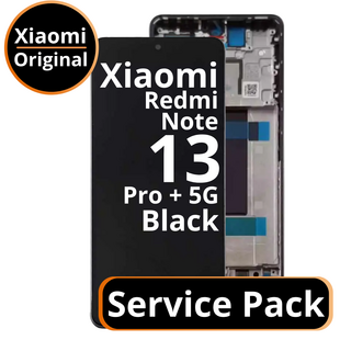LCD Xiaomi Redmi Note 13 Pro Plus 5G - 560002N16U00 Black  Service Pack