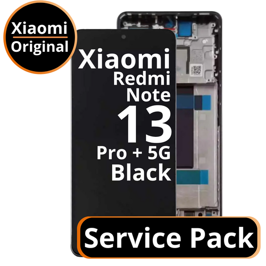 LCD Xiaomi Redmi Note 13 Pro Plus 5G - 560002N16U00 Black  Service Pack