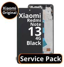 LCD Xiaomi Redmi Note 13 4G - 56000400N700 Black  Service Pack