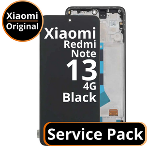 LCD Xiaomi Redmi Note 13 4G - 56000400N700 Black  Service Pack