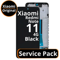 LCD Xiaomi Redmi Note 11 4G - 5600010K7T00 Black  Service Pack