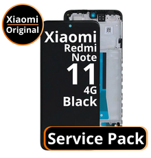 LCD Xiaomi Redmi Note 11 4G - 5600010K7T00 Black  Service Pack