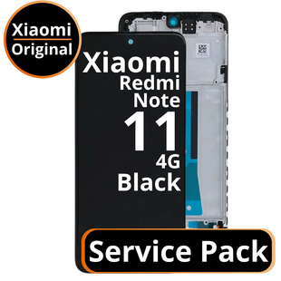 LCD Xiaomi Redmi Note 11 4G - 5600010K7T00 Black  Service Pack