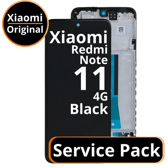 LCD Xiaomi Redmi Note 11 4G - 5600010K7T00 Black  Service Pack