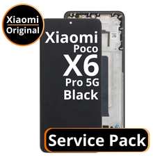 LCD Xiaomi Poco X6 Pro 5G - 560002N11A00 Black  Service Pack