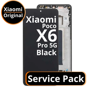 LCD Xiaomi Poco X6 Pro 5G - 560002N11A00 Black  Service Pack