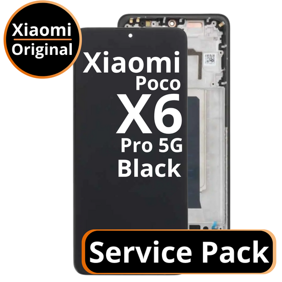 LCD Xiaomi Poco X6 Pro 5G - 560002N11A00 Black  Service Pack