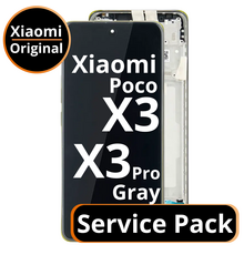 LCD Xiaomi Poco X3 / X3 NFC / X3 Pro - 560003J20S00 Gray Service Pack