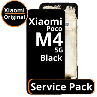 LCD Xiaomi Poco M4 5G - 560005L19P00 / 5600080L1900 Black  Service Pack