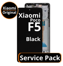 LCD Xiaomi Poco F5 - 560001M16T00 Black  Service Pack