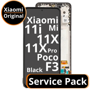 LCD Xiaomi Mi 11i / 11X / 11X Pro / Poco F3 - 56000301100 / 560003K11A00 Black Service Pack