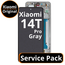 LCD Xiaomi 14T Pro - 56001600N1200 Gray Service Pack