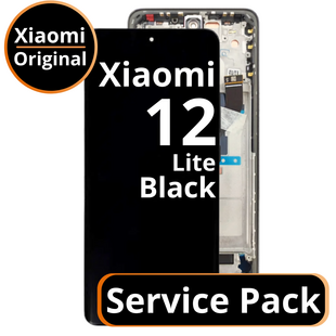 LCD Xiaomi 12 Lite - 5600300L900 Black Service Pack
