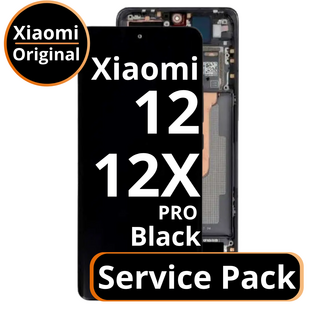 LCD Xiaomi 12 / 12X - 56000300L300 / 5600030L3A00 / 56000900L300  Black Service Pack