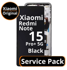 LCD Xiaomi Redmi Note 15 Pro Plus 5G 5600260P16U00 Black - Service Pack