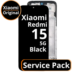 LCD Xiaomi Redmi 15 5G - 56002100O1900 - 56002500O1900 (Global) - Black - Service Pack