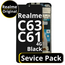 LCD Realme C61 / C63 4G - 621029000208 Black  Service Pack