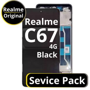 LCD Realme C67 4G - 621029000120 Black  Service Pack