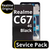LCD Realme C67 4G - 621029000120 Black  Service Pack