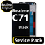 LCD Realme C71 - 621029000120 Black  Service Pack