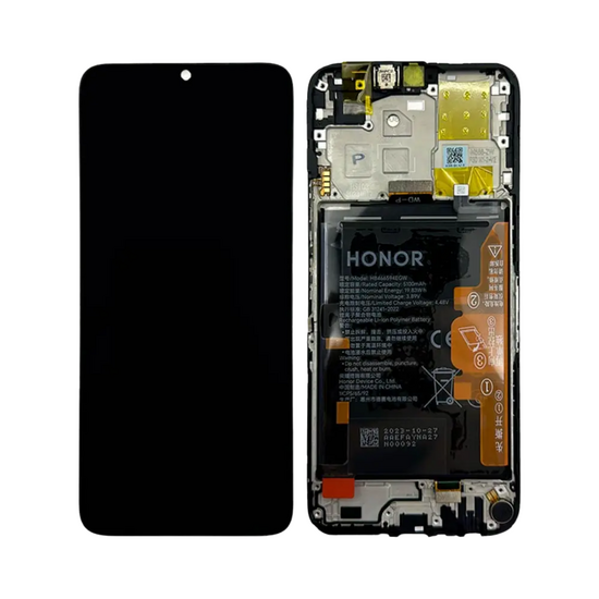 LCD Honor X5 Plus / X6a With Battery - 0235AGLR Black  Service Pack