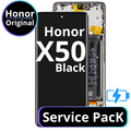 LCD Honor X50 With Battery - 0235AGJG Black  Service Pack