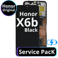 LCD Honor X6b With Battery - 0235AKES / 0235AMFG Black  Service Pack