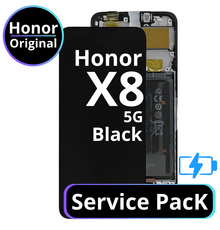 LCD Honor X8 5G With Battery - 0235ADAK Black  Service Pack