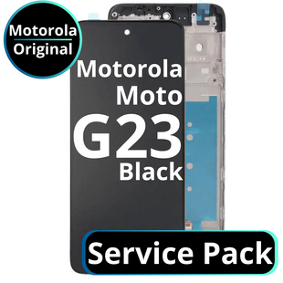 LCD Motorola Moto G23 - 5D68C22092 / 5D68C22092RR Black  Service Pack