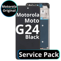LCD Motorola Moto G24 - 5D68C23810 Black Service Pack