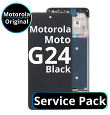 LCD Motorola Moto G24 - 5D68C23810 Black Service Pack