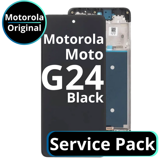 LCD Motorola Moto G24 - 5D68C23810 Black Service Pack