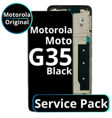 LCD Motorola Moto G35 - 5D68C28856 Black Service Pack