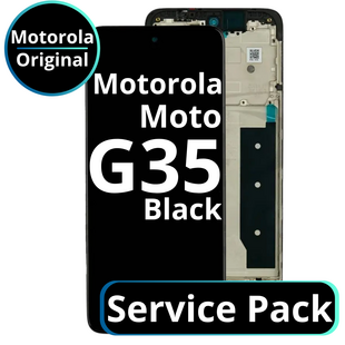 LCD Motorola Moto G35 - 5D68C28856 Black Service Pack