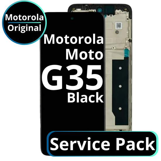 LCD Motorola Moto G35 - 5D68C28856 Black Service Pack
