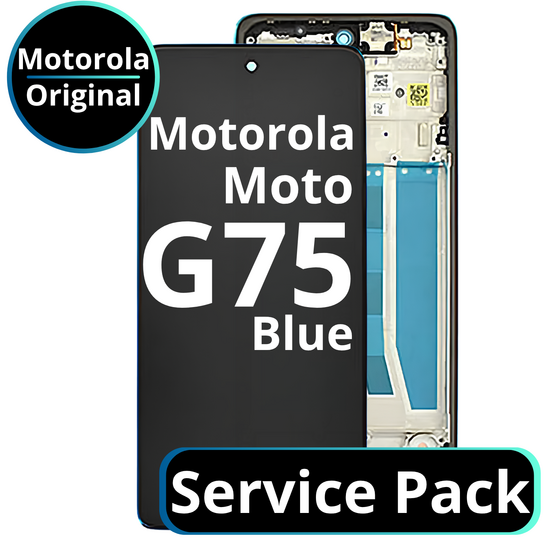 LCD Motorola Moto G75 - 5D68C28969 / 5D68C29067 Aqua Blue Service Pack