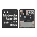 LCD Motorola Razr 50 Ultra - 5D68C24593 Black Sub  Service Pack