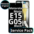 LCD Motorola Moto E15 / G05 - 5D68C29300 Black  Service Pack