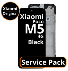 LCD Xiaomi Poco M5 4G - 560001L19C00 / 560005L19P00 / 5600080L1900  Black  Service Pack