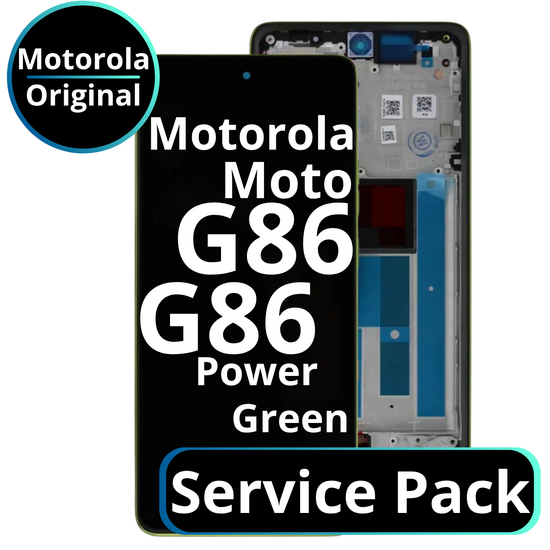 LCD Motorola Moto G86 / G86 Power - 5D68C30476 Yellow/Green  Service Pack