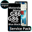 LCD Motorola Moto G86 / G86 Power - 5D68C30474 / 5D68C30498 / 5D68C30651 Spellbound Blue/Black  Service Pack