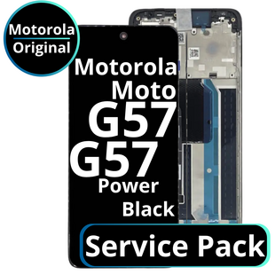 LCD Motorola Moto G57 / G57 Power - 5D68C31789 / 5D68C31809 Black  Service Pack